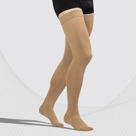 Tonus Elast Thigh-High Soft Compression Stockings Closed Toe 18-21