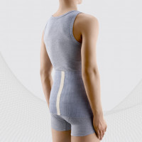 Lumbosacral warming belt grey