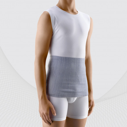 Lumbosacral warming belt grey