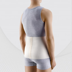 Lumbosacral warming belt with merino &amp; angora wool