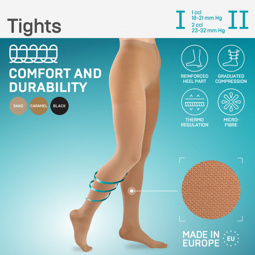 Medical compression tights best sale