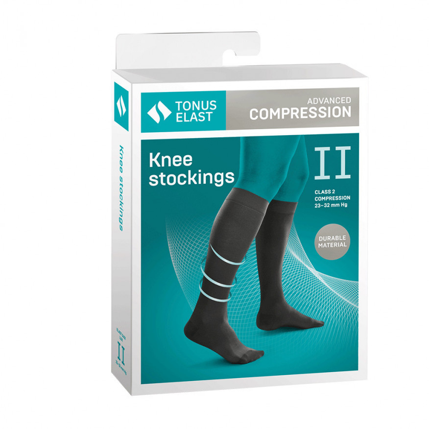 Ducomi Elastic Compression Stockings with Zip, 2 Pairs of Graduated Socks,  Anti-Thrombosis, Varicose Veins, Phlebitis, Hydroretion, Swollen Legs,  Antithrombus (Beige, S/M) : : Health & Personal Care