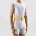 Corset de fixation lombaire élastique médicale avec inserts métalliques et sangles amovibles pour réguler la compression. LUX