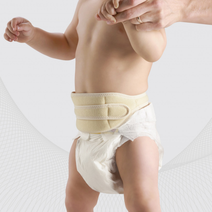 2 Pcs Baby Umbilical Hernia Treatment Belt Infant Kids Elastic Umbi