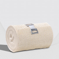 Elastic medical bandage ribbon compressive. Low stretch, 80 mm