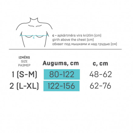 Clavicular reclinator for collarbone repositioning, for kids