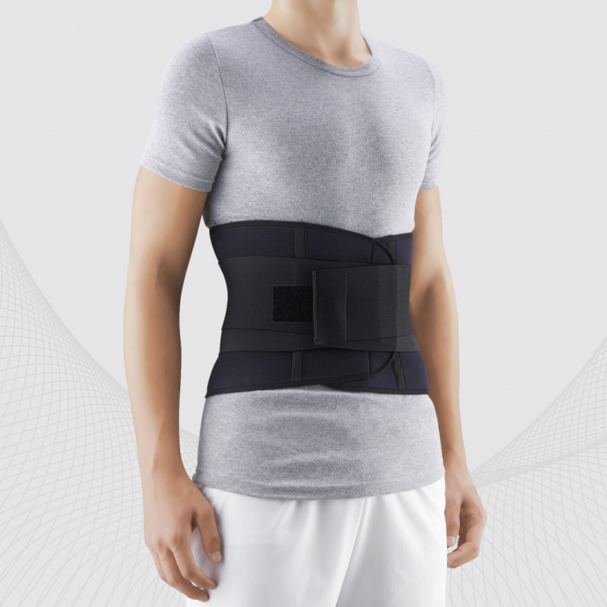 Corset de neoprene elastique medical pour la colonne vertebrale lombaire avec sangles de renforcement Tonus Elast Kompresijas ze es muguras korsetes