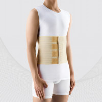 Medical elastic belt, post-operative, with increased comfort level. Comfort