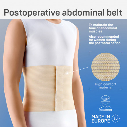 Medical elastic belt post-operative