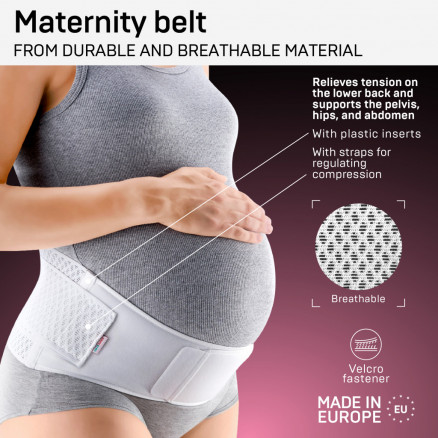 Medical elastic maternity belt, made of wear-resistant breathable material. AIR