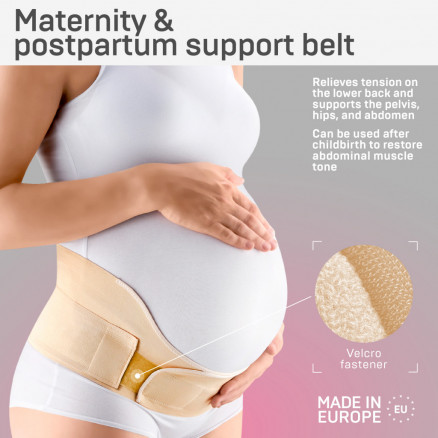 Medical elastic maternity belt, universal