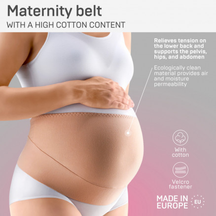 Medical elastic maternity belt, with cotton