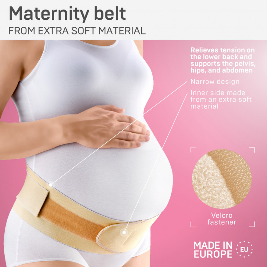 Medical elastic maternity belt, with extra soft inner side.  LUX Medical elastic maternity belt, with extra soft inner side.  LUX