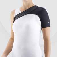 Medical elastic neoprene bandage for the shoulder joint