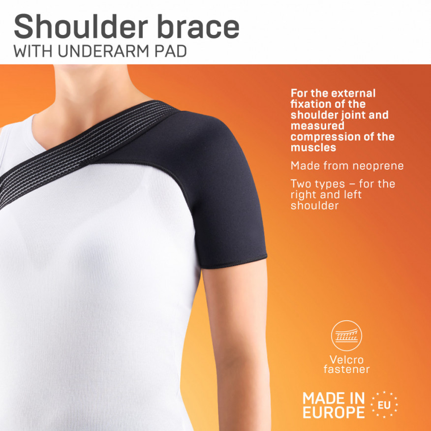 Medical elastic neoprene bandage for the shoulder joint Medical elastic neoprene bandage for the shoulder joint