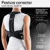 Medical elastic thoracic spine support posture corrector from breathable and durable material with metal inserts