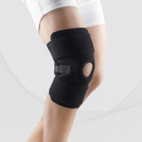 Medical neoprene knee band, with opening for kneecap, universal. lux