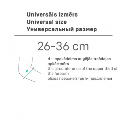 Medizinische Neoprenbandage zur Vorbeugung und Behandlung von Epicondylitis, universal