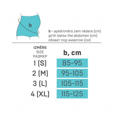 Medizinischer elastischer Umstandsgürtel, mit Baumwolle