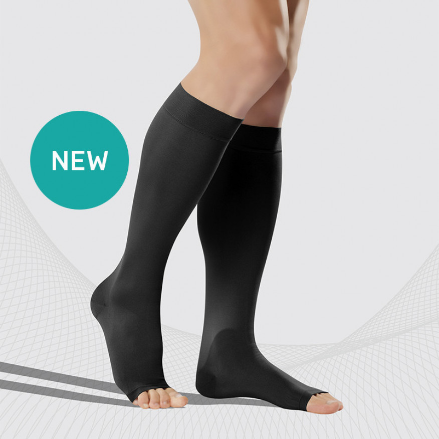 Tonus Elast Medical compression anti varicose stockings with open