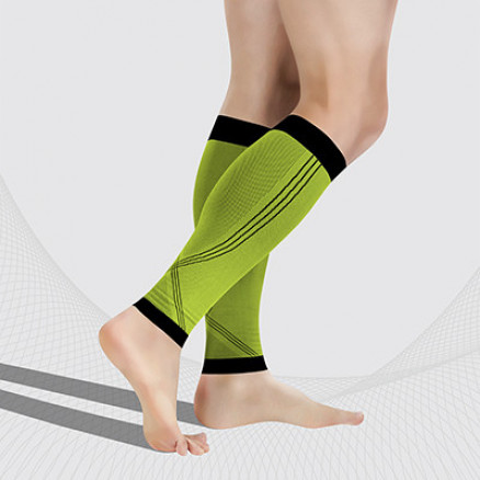 Compression calf sleeves for sport and active lifestyle, unisex. Active