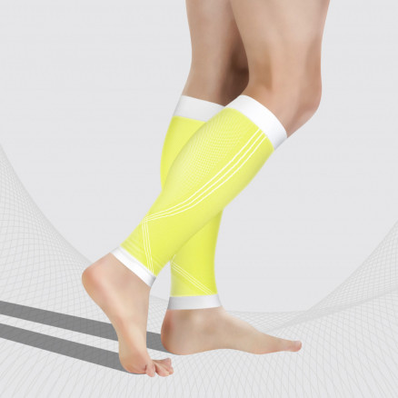 Compression calf sleeves for sport and active lifestyle, unisex. Active