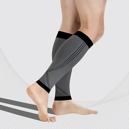 Compression calf sleeves for sport and active lifestyle, unisex. Active