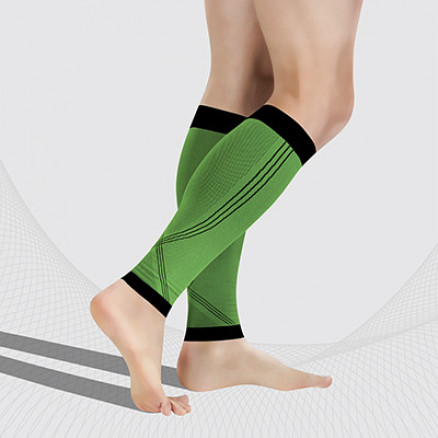 Compression calf sleeves for sport and active lifestyle, unisex. Active